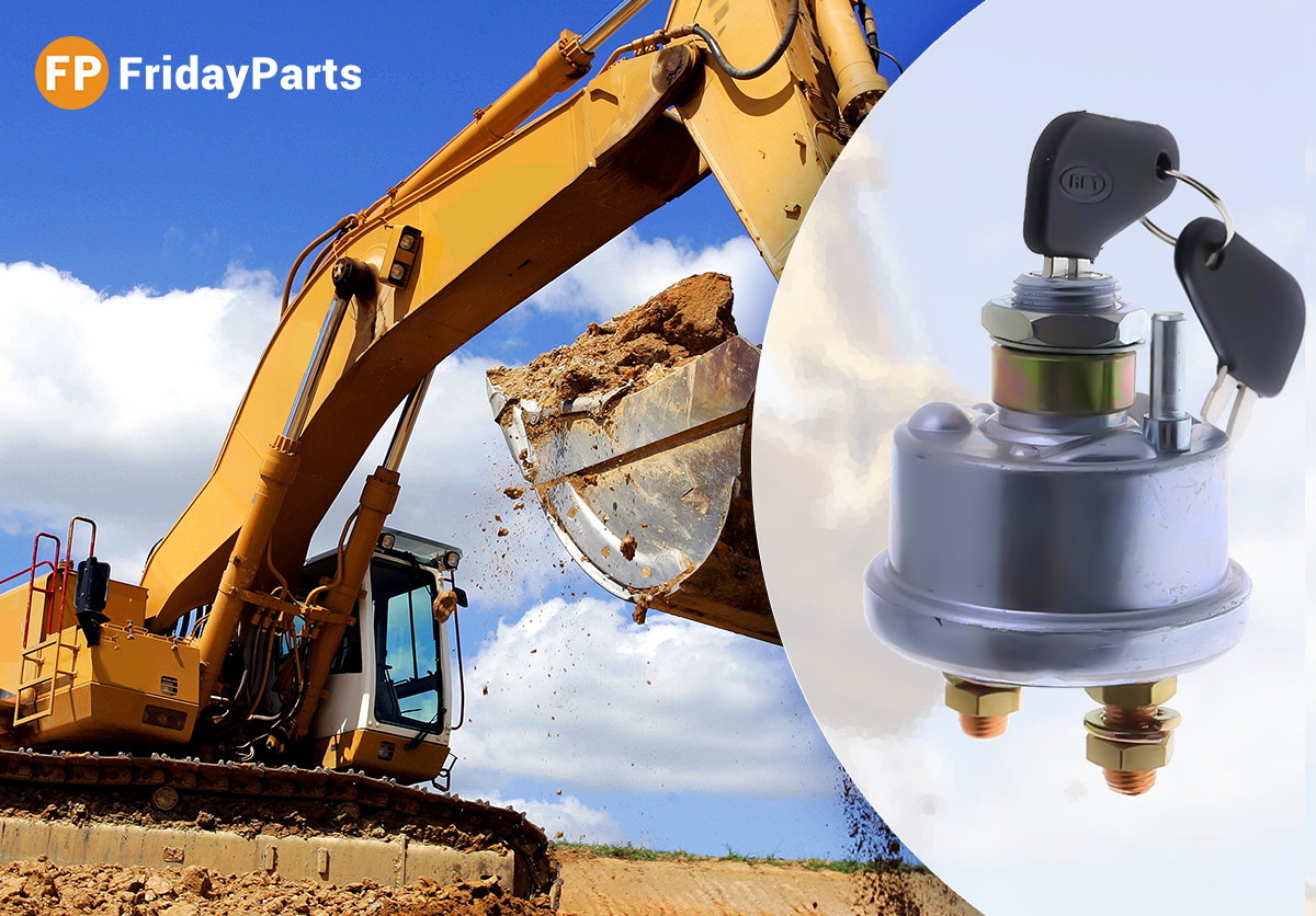ignition switch for heavy equipment