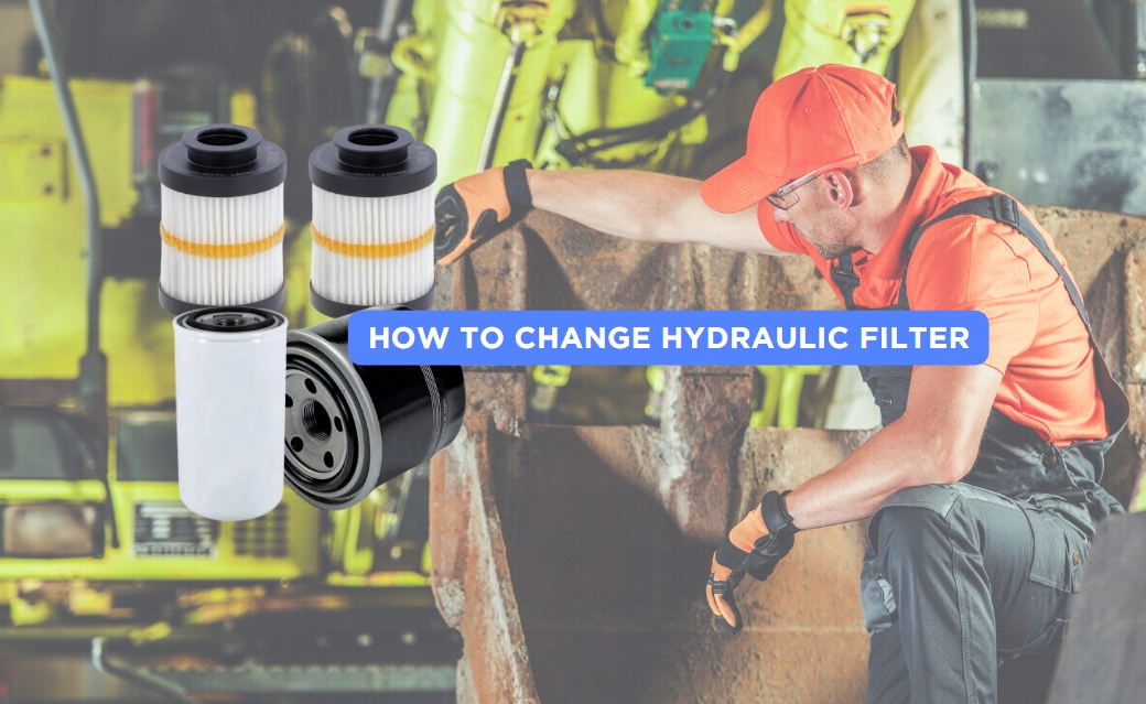 how to change hydraulic filter