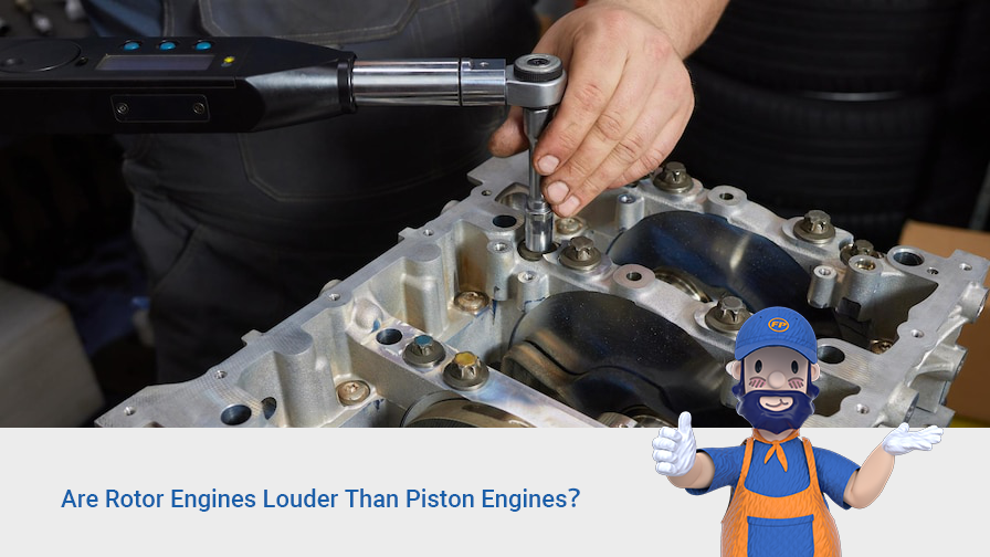 Are rotor engines louder than piston engines