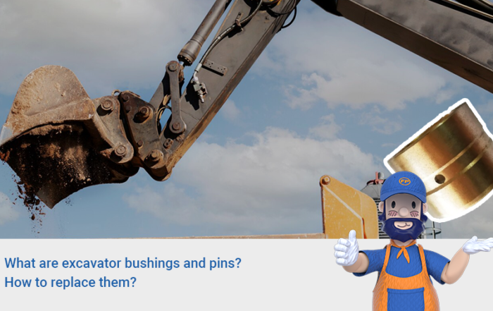 What are excavator bushings and pins? How to replace them?