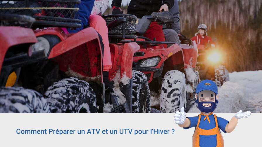 Comment Préparer un ATV et un UTV pour l’Hiver ?