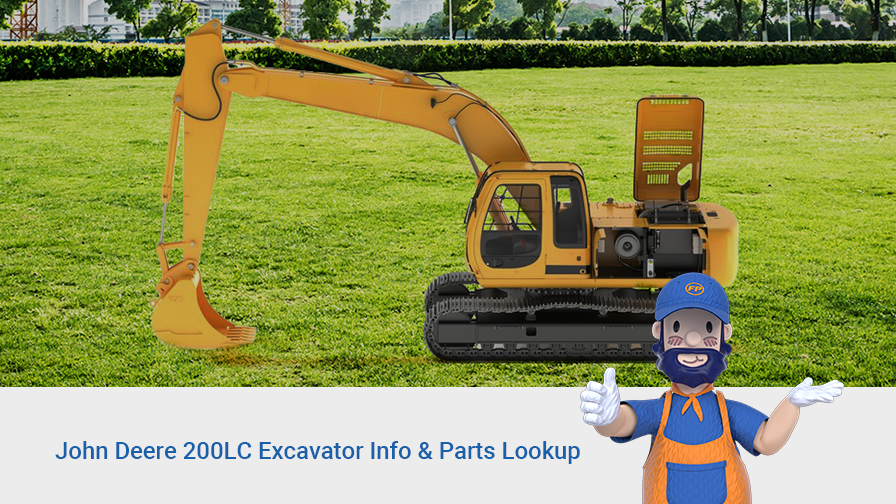 John Deere 200LC Excavator Info & Parts Lookup