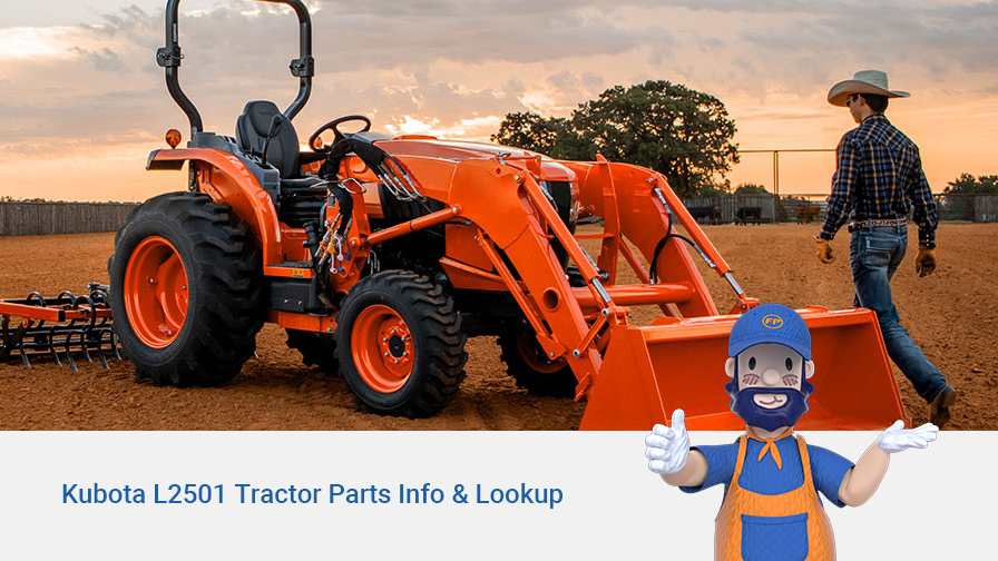 Kubota L2501 Tractor Parts Info & Lookup
