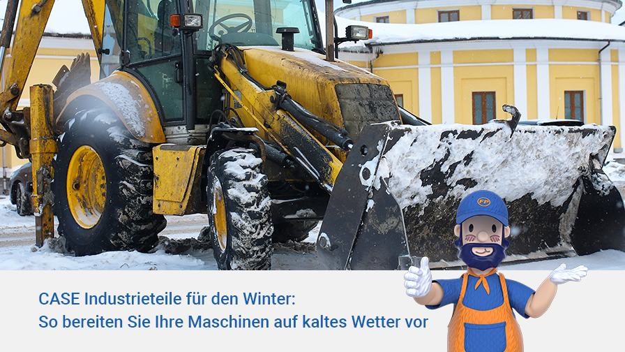 CASE Industrieteile für den Winter: So bereiten Sie Ihre Maschinen auf kaltes Wetter vor