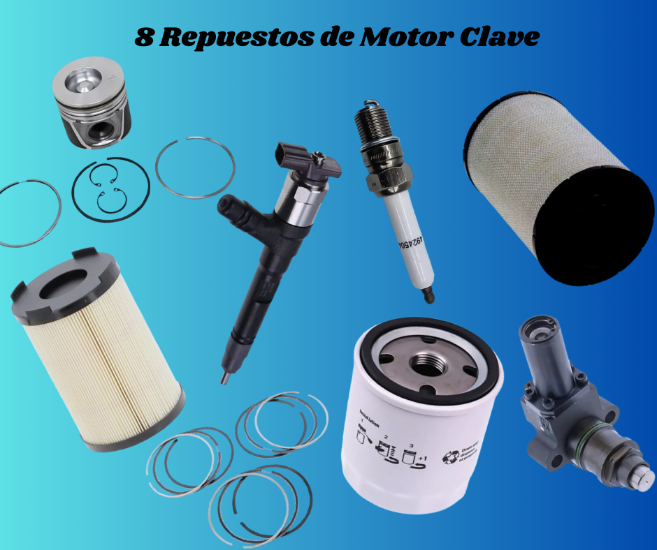 8 Repuestos de Motor Clave