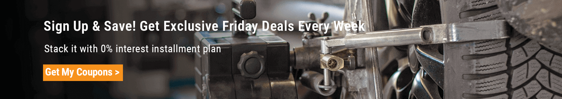 sign up and be a fridayparts member now