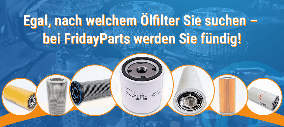 Nahaufnahme eines hochwertigen Motorölfilters für Traktoren