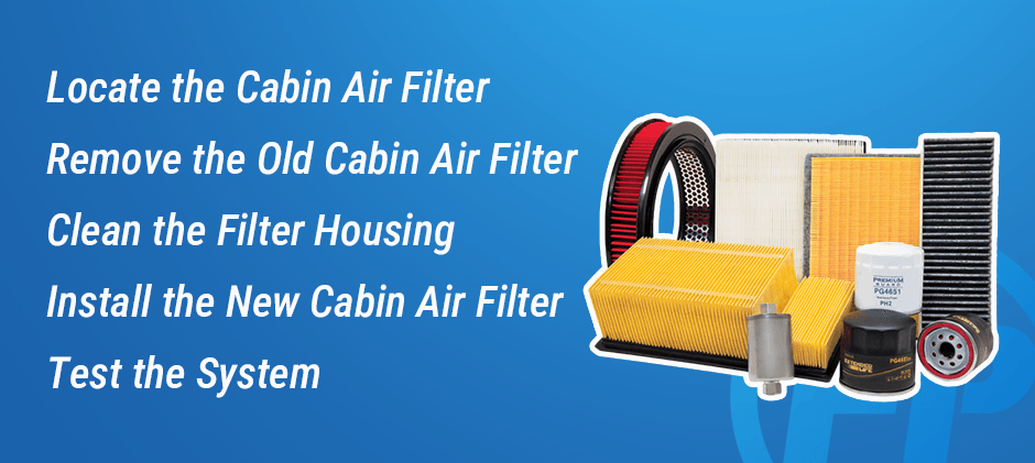 5 easy steps to get your cabin air filter replaced