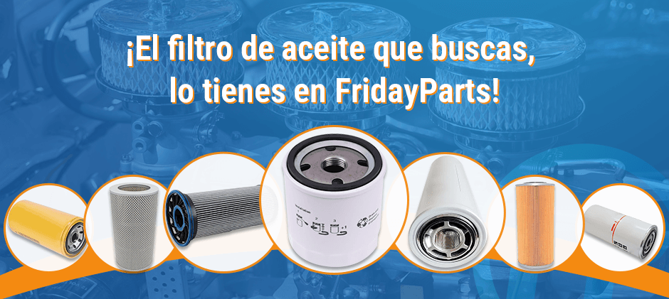 El filtro de aceite que buscas, lo tienes en FridayParts