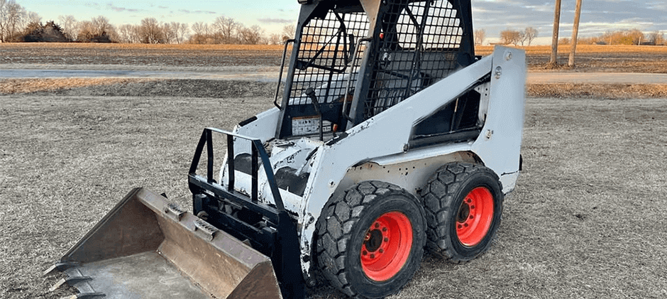 skid steer on hard ground