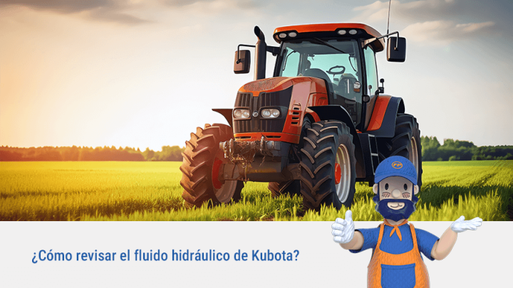 ¿Cómo revisar el fluido hidráulico de Kubota?
