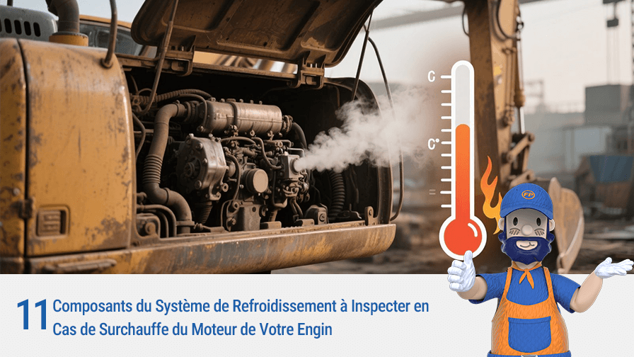 11 Composants du Système de Refroidissement à Inspecter en Cas de Surchauffe du Moteur de Votre Engin