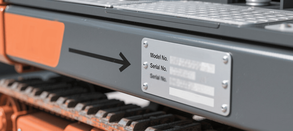 JLG parts model and serial number