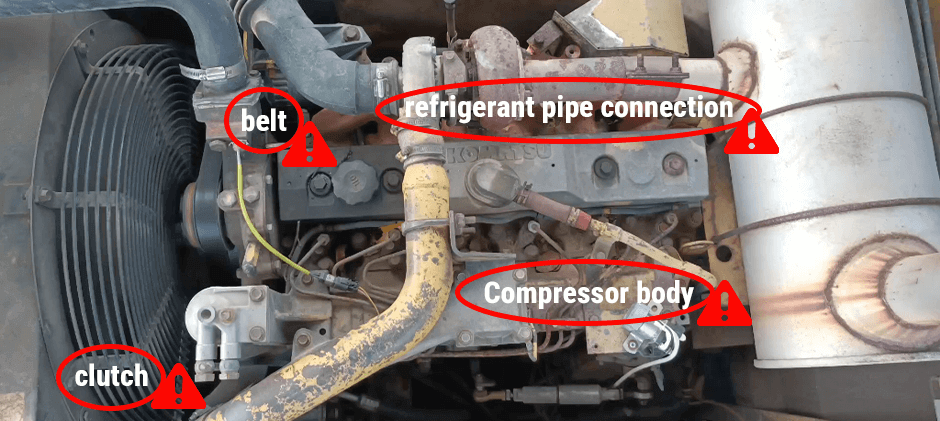common ac compressor failures