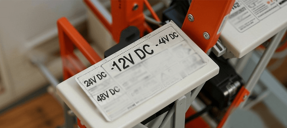 confirm the control box lables