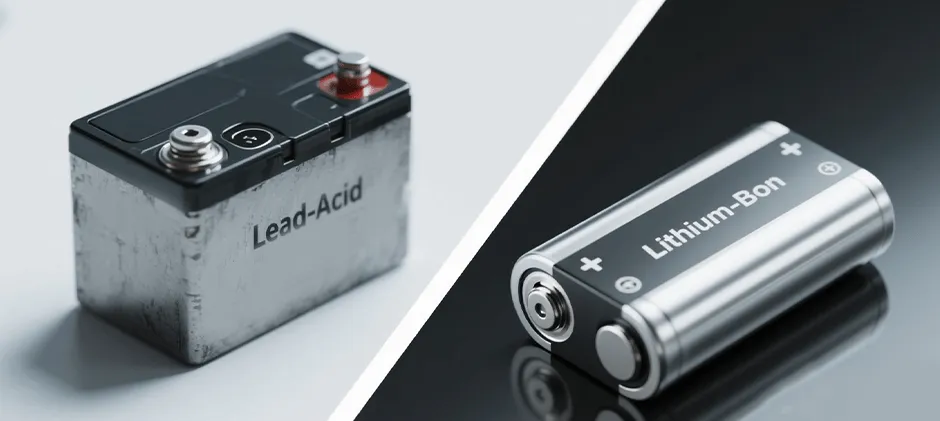 Vergleich Blei-Säure- und Lithium-Ionen-Batterie Lebensdauer im Rasenmäher