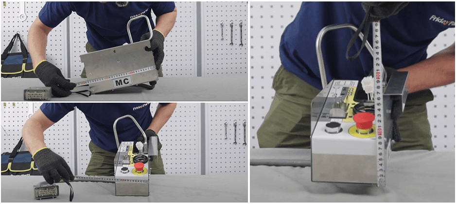 how to confirm the lift control box dimensions