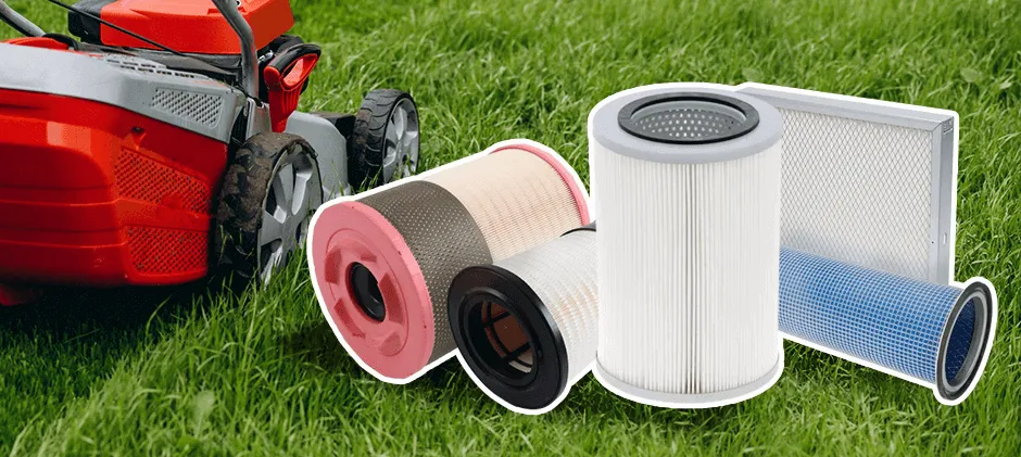 filtros de aire para cortadoras de césped