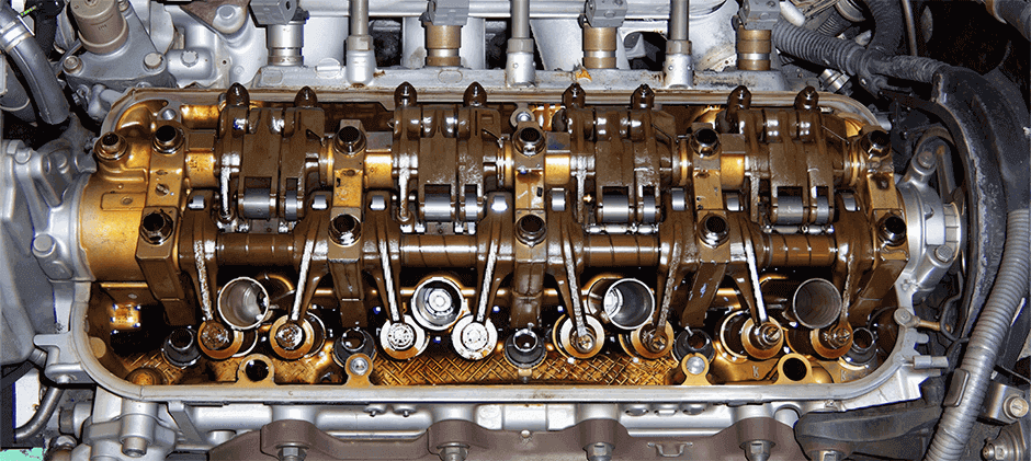 Coolant in the cylinder cooling system is contaminated