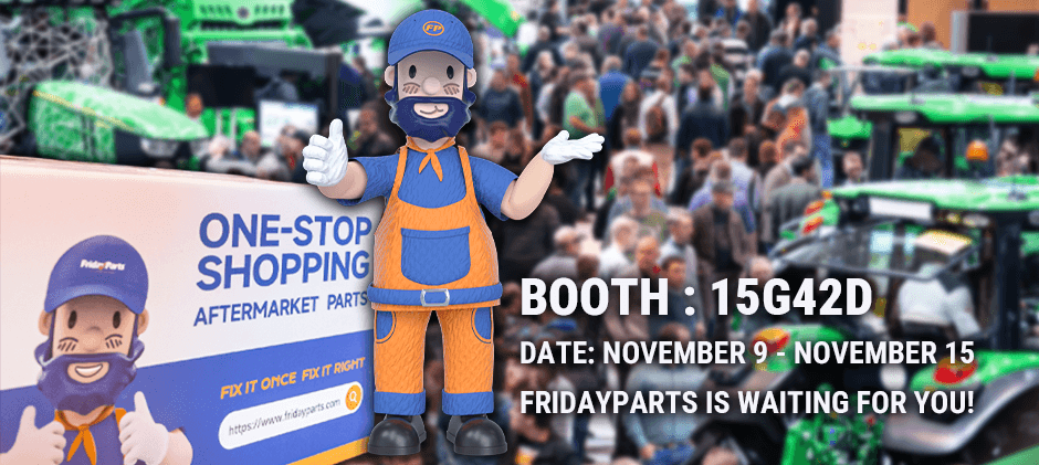 FridayParts will be attending the Agritechnica Exhibition.