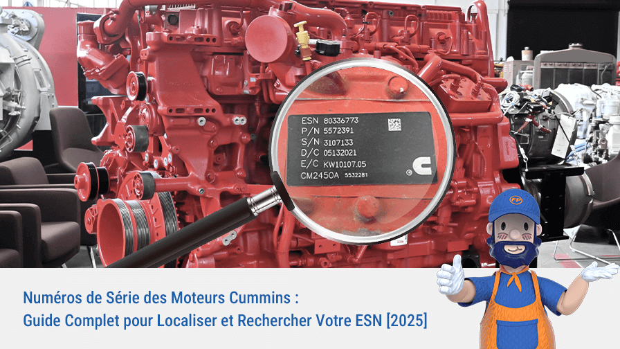 Numéros de Série des Moteurs Cummins : Guide Complet de Localiser et Rechercher Votre ESN [2025]