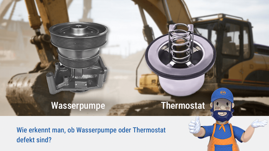 Wie erkennt man, ob Wasserpumpe oder Thermostat defekt sind?