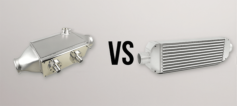 Comparación entre intercoolers aire-agua y aire-aire
