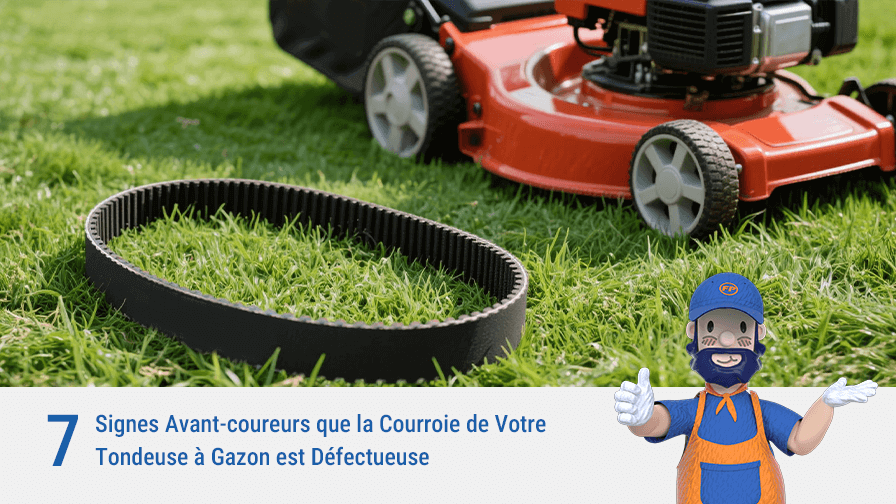 7 Signes Avant-coureurs que la Courroie de Votre Tondeuse à Gazon est Défectueuse