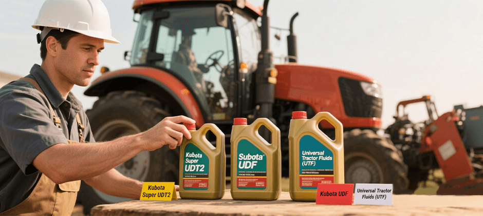 A-person-is-selecting-three-different-type-of-Hydraulic-Fluid