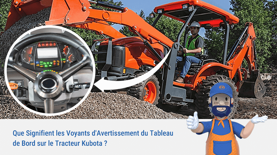 Que Signifient les Voyants d’Avertissement du Tableau de Bord sur le Tracteur Kubota ?