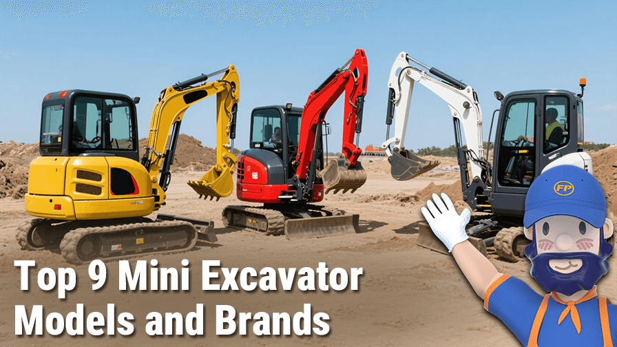 Top 9 Mini Excavator Models and Brands Compared in 2025
