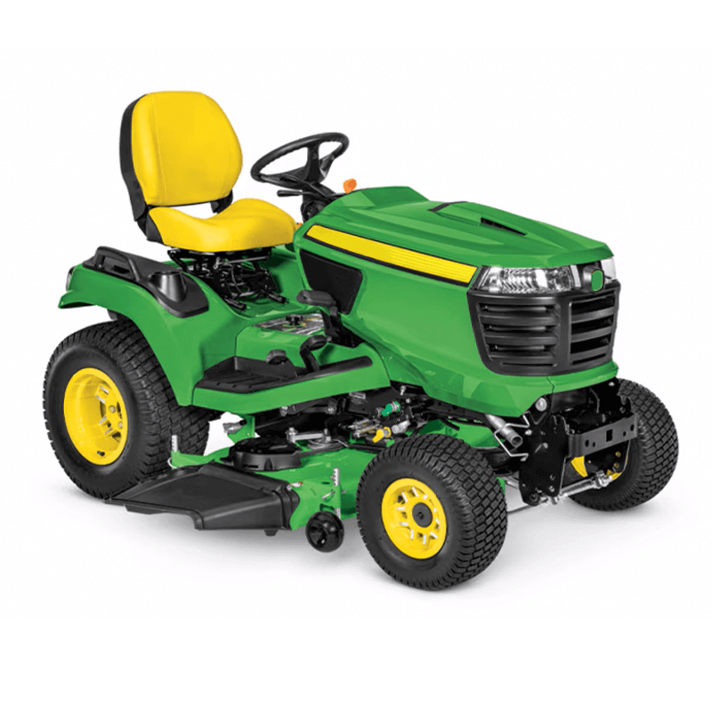John Deere X700 Signature Series Tractor The powerful John Deere X700 Signature Series garden tractor, the flagship of the lineup, designed for the most demanding tasks.