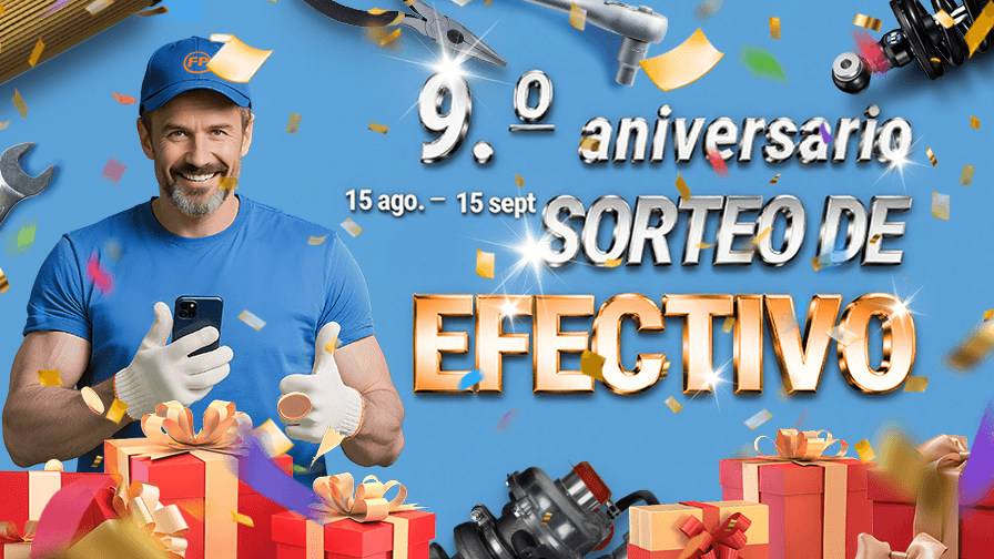 Gana hasta 100 $ en efectivo en el sorteo del 9.º aniversario de FridayParts