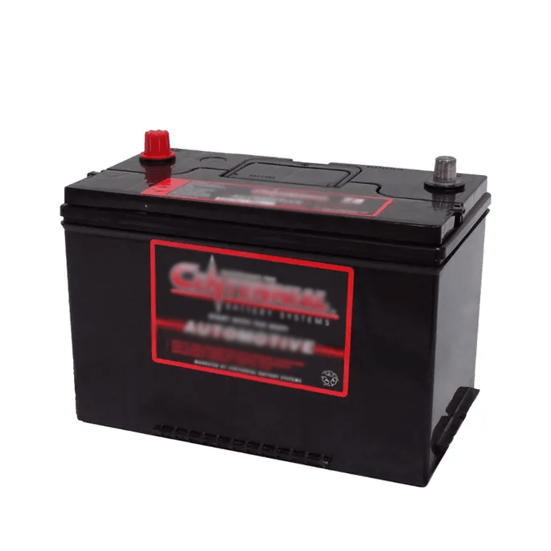 Reversed Terminal Kubota Battery – Group 24F/27F A Group 24F battery for a Kubota tractor, featuring the reversed terminal layout (positive on the right) needed for many L and MX series models.