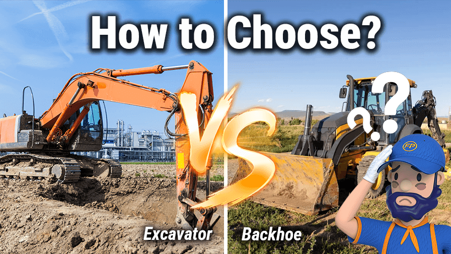 Backhoe vs. Excavator: Which is the Right One for Project?