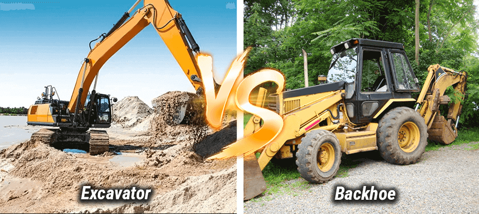 Backhoe vs. Excavator