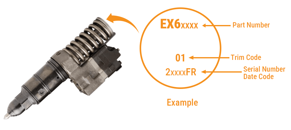 Fuel Injector Component Explanation Diagram