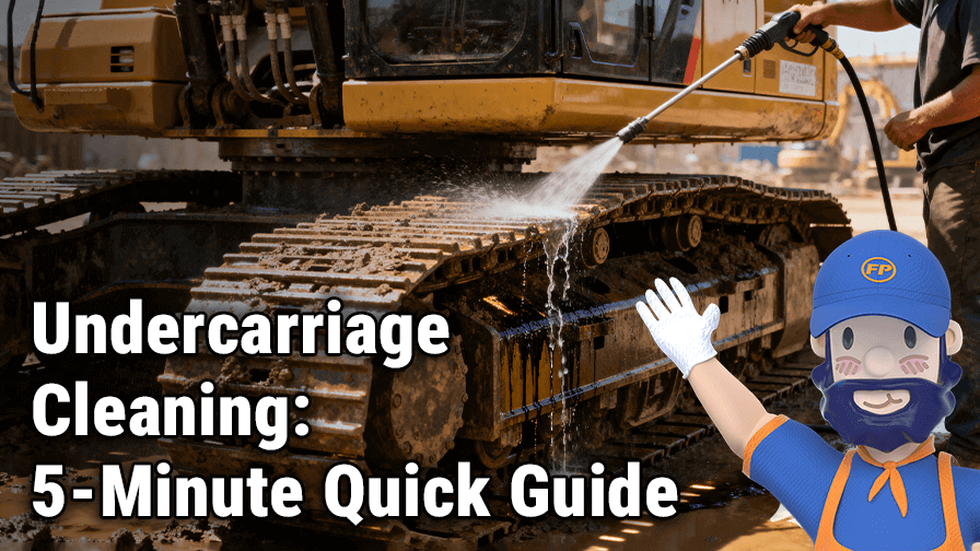 How to Clean the Undercarriage for Heavy Equipment?