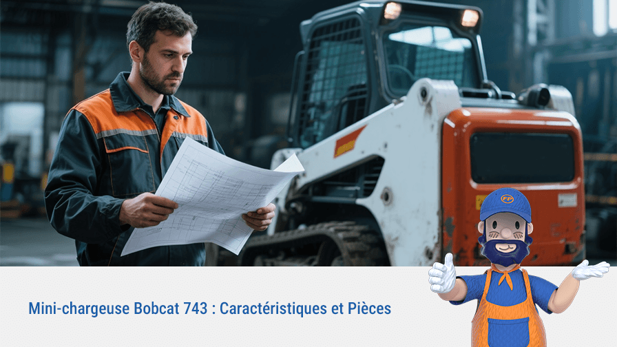 Mini-chargeuse Bobcat 743 : Caractéristiques et Pièces