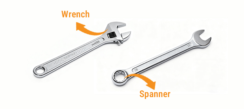 Spanner vs Wrench