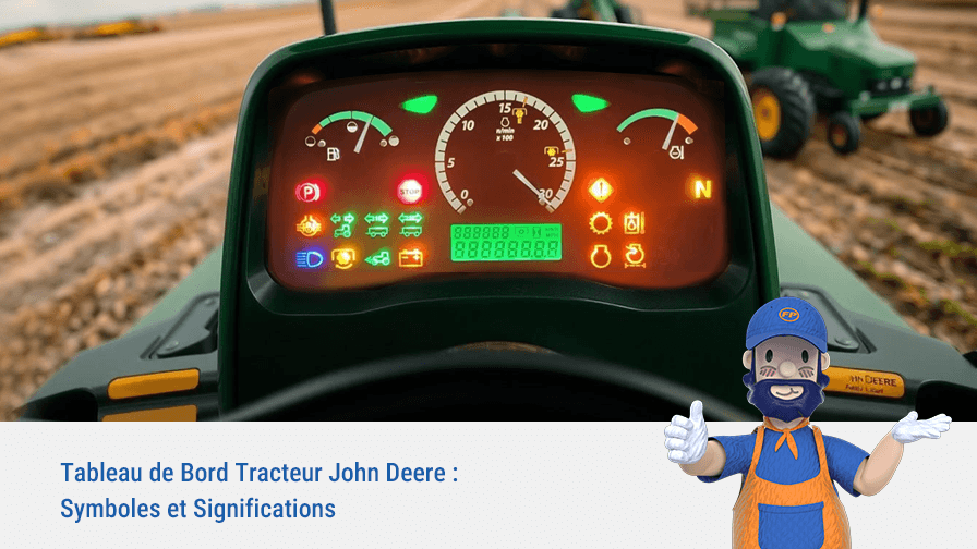 Tableau de Bord Tracteur John Deere : Symboles et Significations