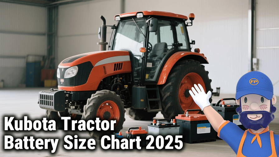 Kubota Tractor Battery Size Chart 2025