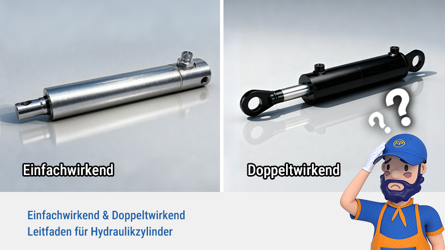 Einfachwirkende & doppeltwirkende Hydraulikzylinder: Der umfassende Leitfaden