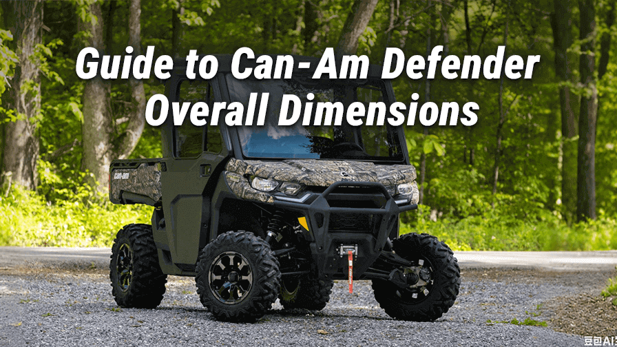 Guide to Can-Am Defender Width and Overall Dimensions