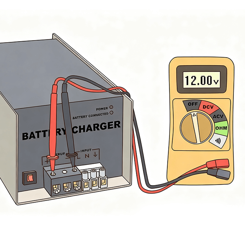 Step 6 Check the Reading on the Multimeter Step 6 Check the Reading on the Multimeter