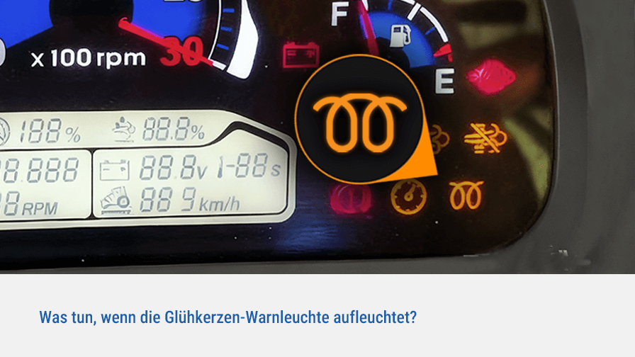 Was tun, wenn die Glühkerzen-Warnleuchte aufleuchtet