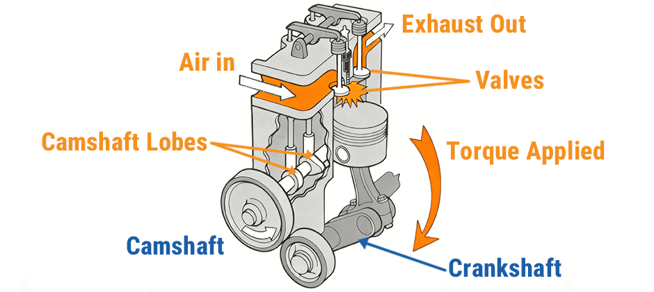 Camshaft and Crankshaft