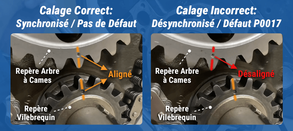 Code P0017 sur Moteurs Diesel Lourds : Causes, Symptômes et Solutions Rapides