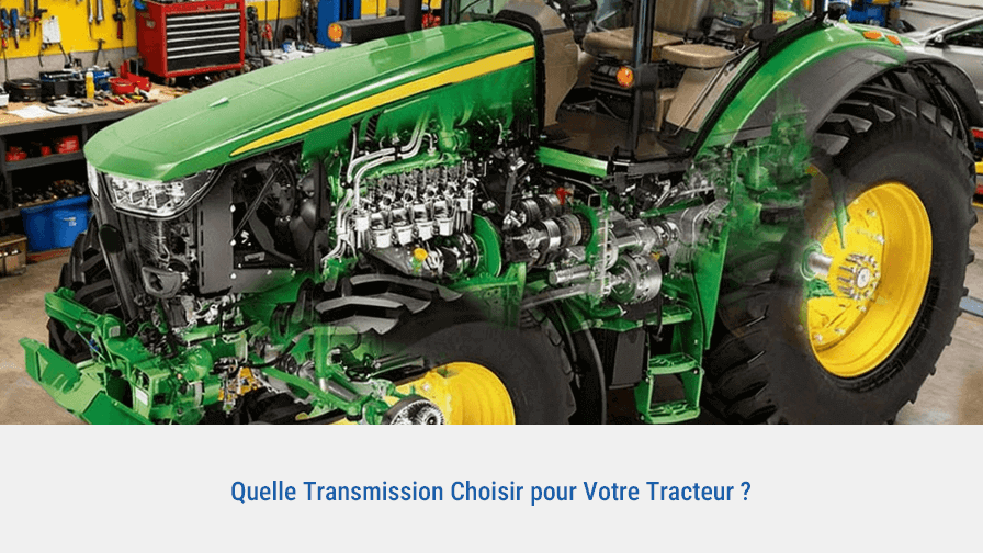 Choisir la bonne transmission pour votre tracteur : HST, mécanique, Shuttle ou PowerReverser ?