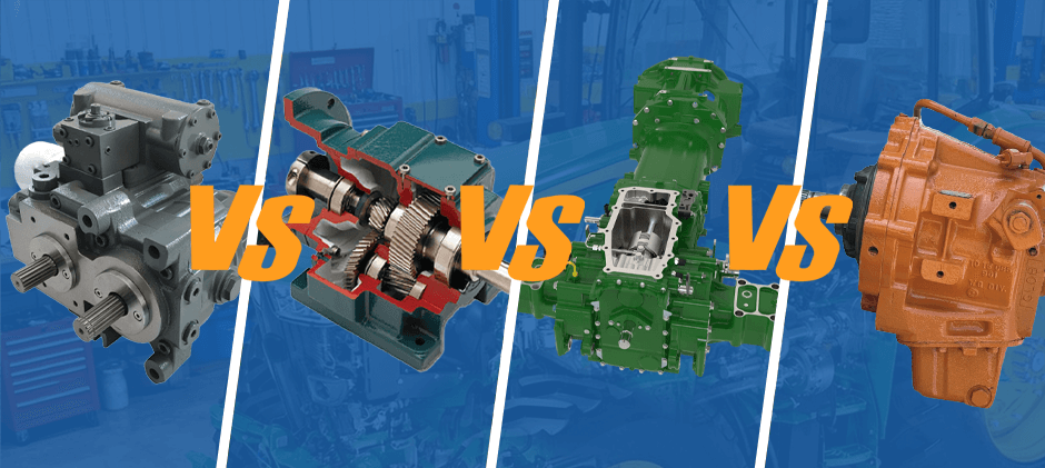HST vs Gear vs Shuttle vs PowerReverser Transmission Comparison
